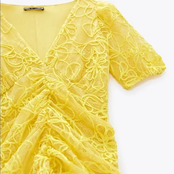 ZARA Embroidered Dress